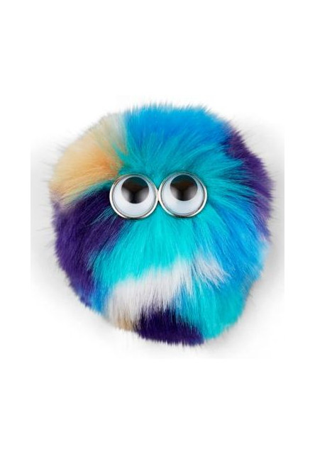 Ozdoba na batoh Ergobag Fluffy Klettie - Blue-Turquoise