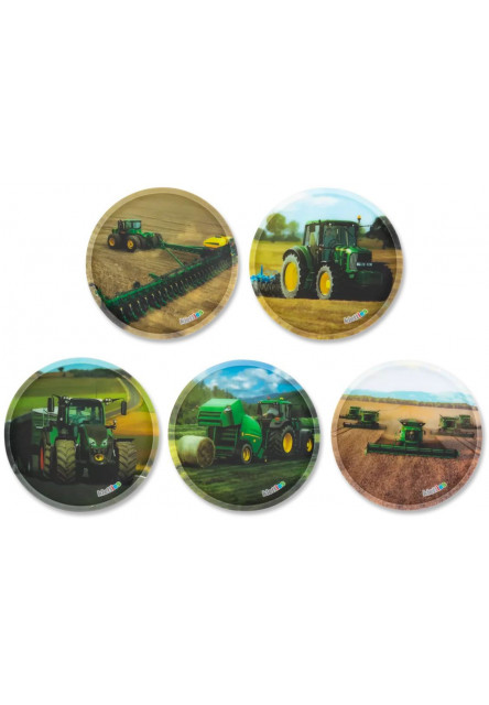 Sada ozdôb na batoh Ergobag Kletties Set - Farm machines