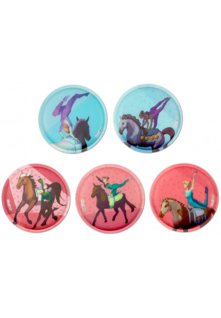Sada ozdôb na batoh Ergobag Kletties Set - Vaulting