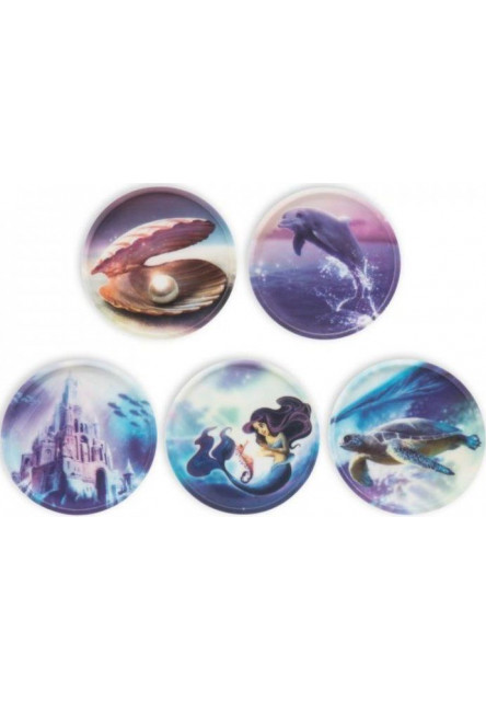 Sada ozdôb na batoh Ergobag Kletties Set - Mermaids