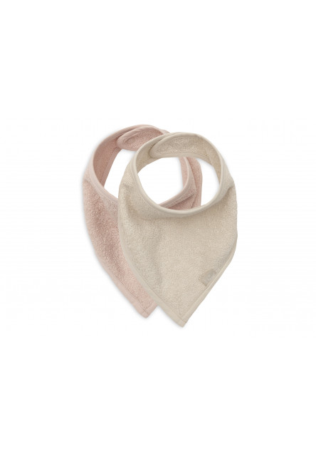 Podbradník bandana 2ks Silk Rose / Sand
