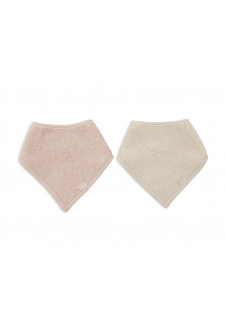Podbradník bandana 2ks Silk Rose / Sand