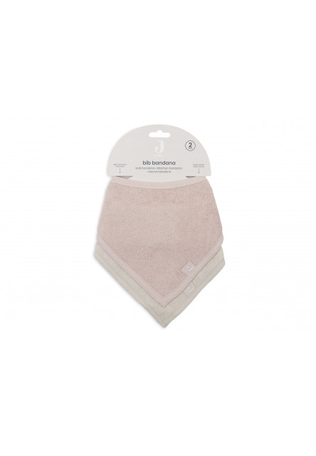 Podbradník bandana 2ks Silk Rose / Sand
