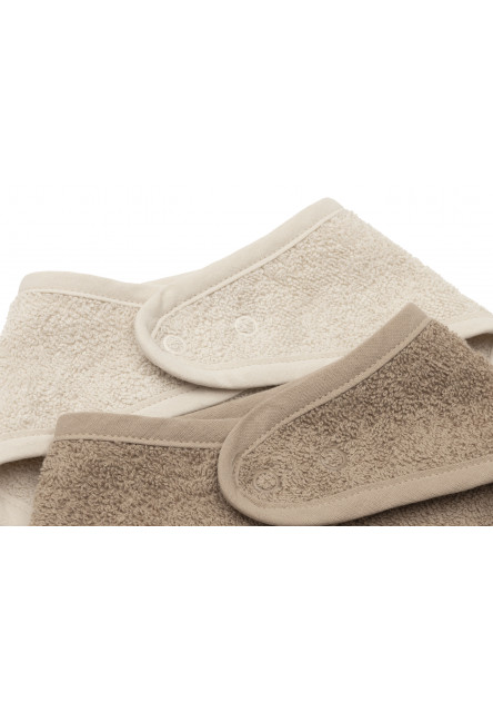 Podbradník bandana 2ks Sand / Milky Coffee