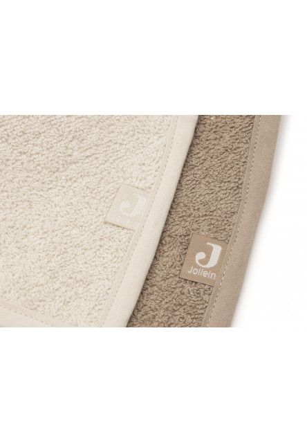 Podbradník bandana 2ks Sand / Milky Coffee