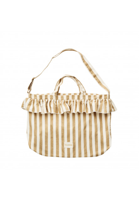 Taška cez rameno Beige Stripe