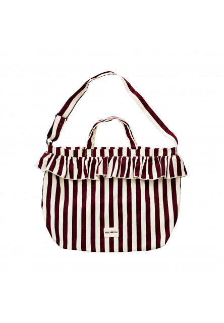 Taška cez rameno  Bordeaux Stripe
