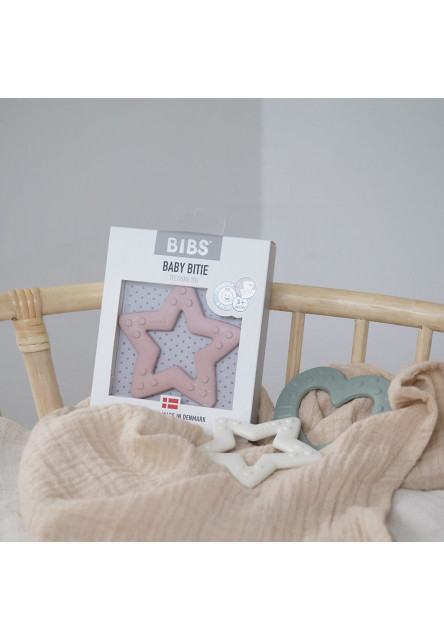 BIBS Baby Bitie hryzátko (Heart Baby Blue)