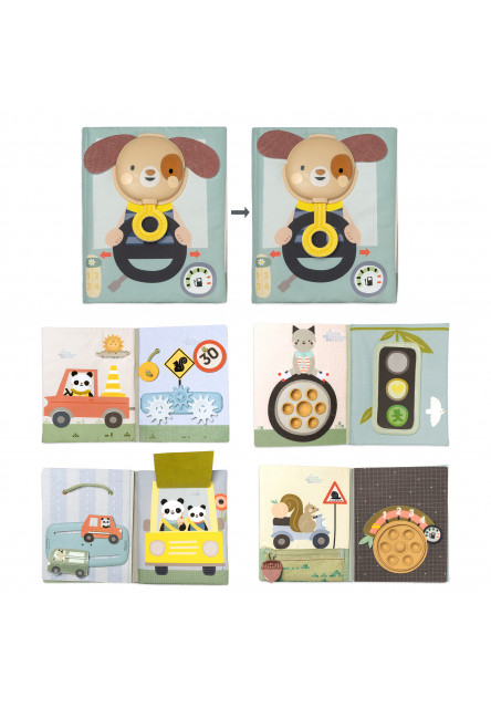Knižka s aktivitami Tiny Traveler Busy Book