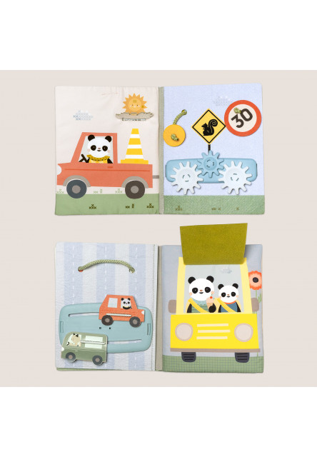 Knižka s aktivitami Tiny Traveler Busy Book