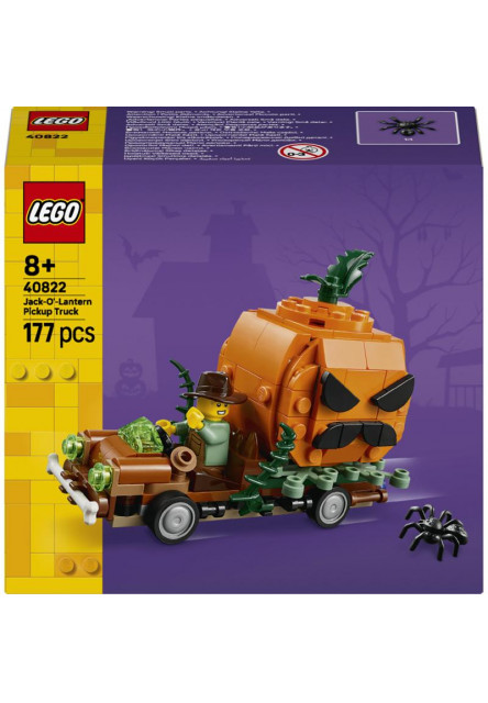 Pick-up s halloweenskymi tekvicami