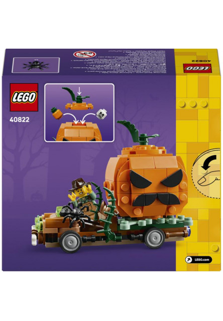 Pick-up s halloweenskymi tekvicami