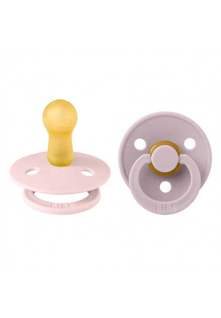 BIBS Colour cumlíky z prírodného kaučuku 2ks - veľkosť 2 (Baby Pink / Tango)