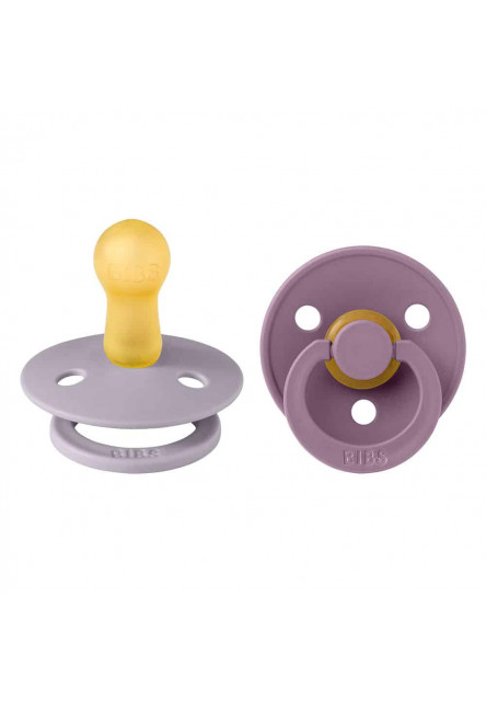 BIBS Colour cumlíky z prírodného kaučuku 2ks - veľkosť 2 (Hush Nočný / Grape Nočný)