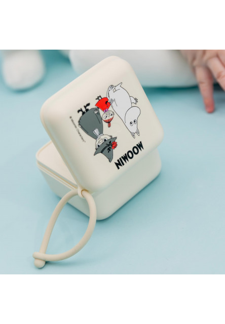 BIBS x Moomin krabička na cumlíky (Vanilla)
