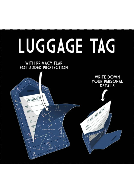 Cestovní jmenovka na zavazadlo Legami Luggage Tag - Stars