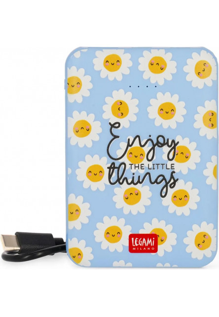 Powerbanka Legami Supercharge Powerbank 5000 mAh - Daisy