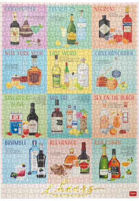 Puzzle 1000 dílků Legami 1000-Piece Puzzle 48x68 - Cheers