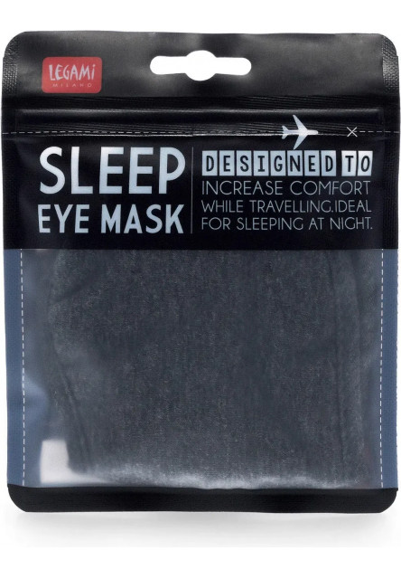 Cestovní maska na spaní Legami Travel Sleep Mask - Grey