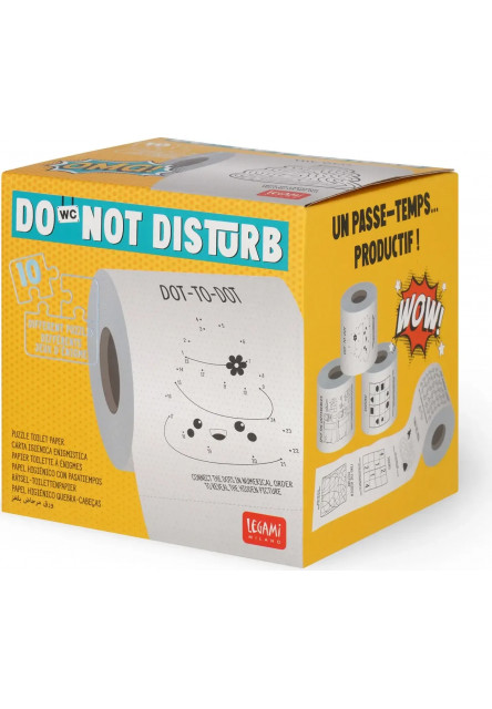 Toaletní papír Legami Do Not Disturb Toilet Roll - Puzzle