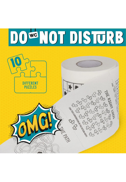 Toaletní papír Legami Do Not Disturb Toilet Roll - Puzzle