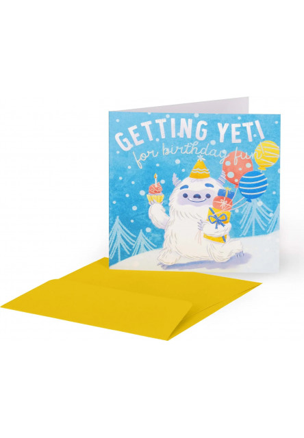 Přáníčko Legami Greeting Card Small - Yeti