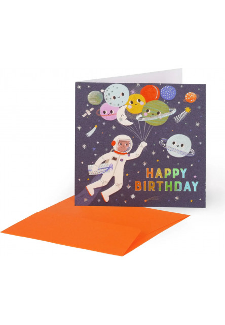 Přáníčko Legami Greeting Card Small - Space Balloons