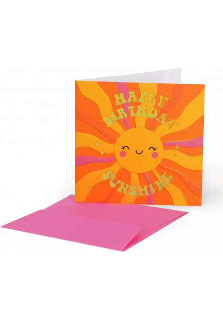 Přáníčko Legami Greeting Card Small - Happy Birthday Sunshine