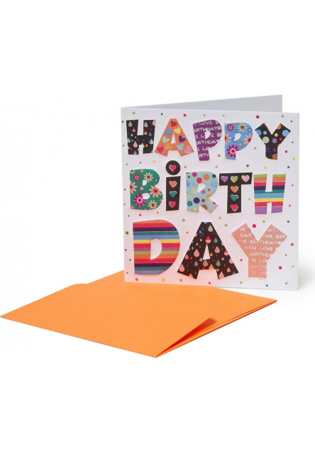Přáníčko Legami Greeting Card Small - Happy Birthday + Dots