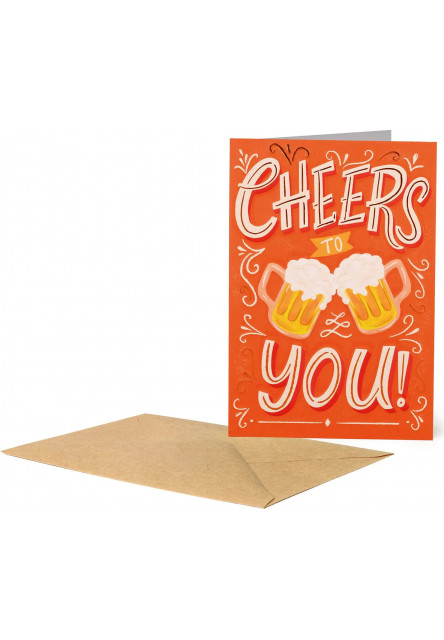Přáníčko Legami Greeting Card Large - Cheers To You