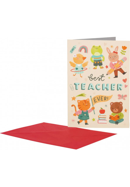 Přáníčko Legami Greeting Card Large - Best Teacher