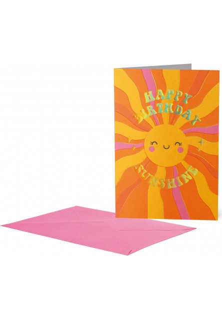 Přáníčko Legami Greeting Card Large - Happy Birthday Sunshine