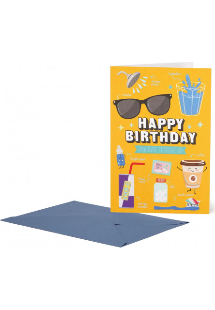 Přáníčko Legami Greeting Card Large - Hangover Survival Kit