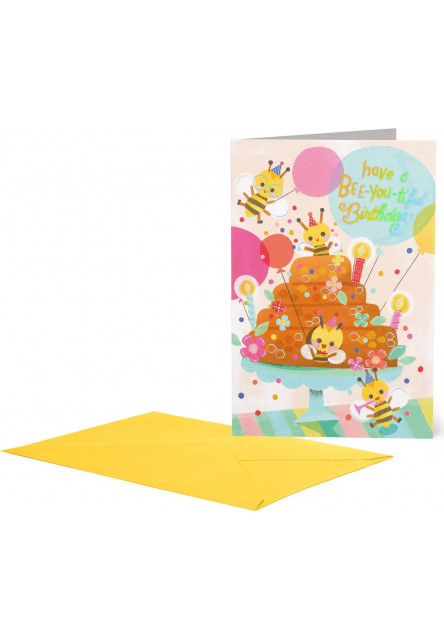 Přáníčko Legami Greeting Card Large - Bee Cake