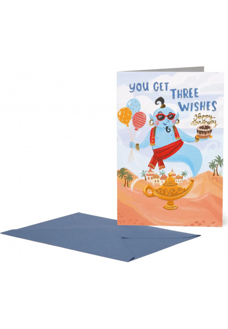 Přáníčko Legami Greeting Card Large - Three Wishes