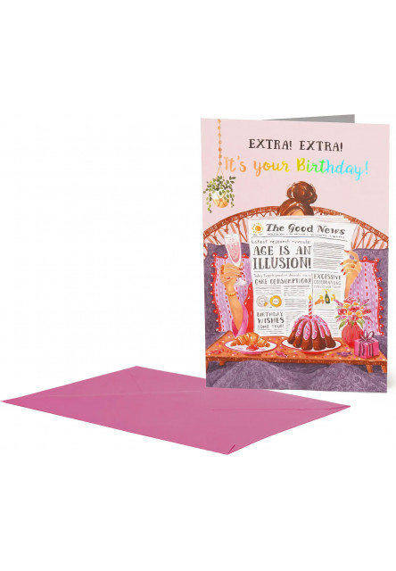 Přáníčko Legami Greeting Card Large - Birthday News