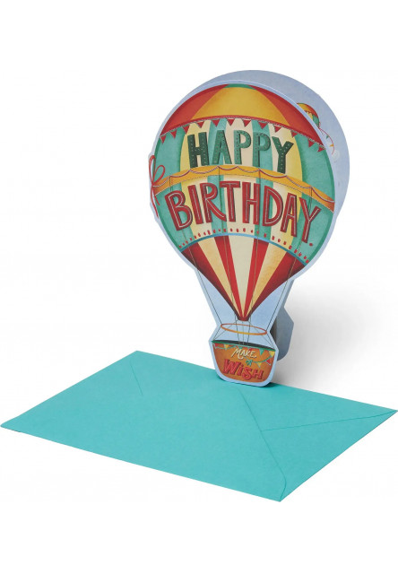 Přáníčko Legami Greeting Card Large - Happy Birthday Air Balloon