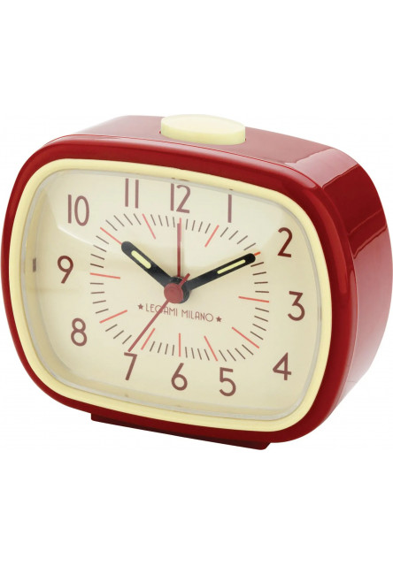 Retro budík Legami Retro Alarm Clock - Red