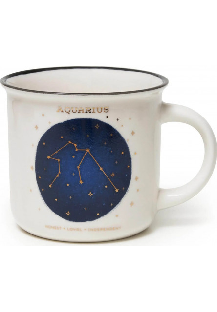 Porcelánový hrneček Legami Count Your Lucky Stars Porcelain Mug - Aquarius