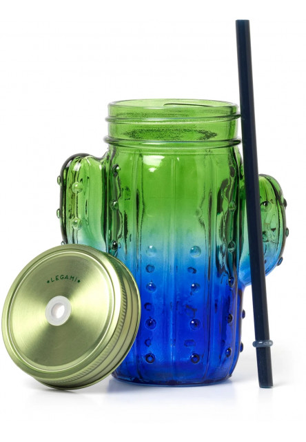 Sklenice na pití Legami Drinking Jar - Cheers - Cactus