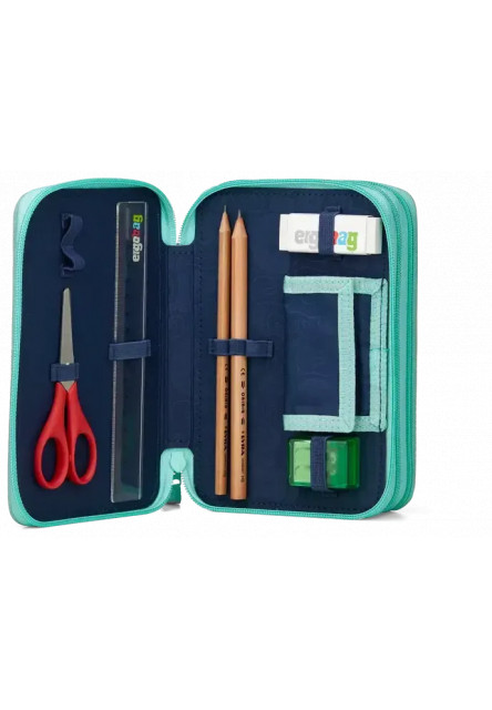 Školský peračník Ergobag Maxi Pencil Case - Magic BubbleBear