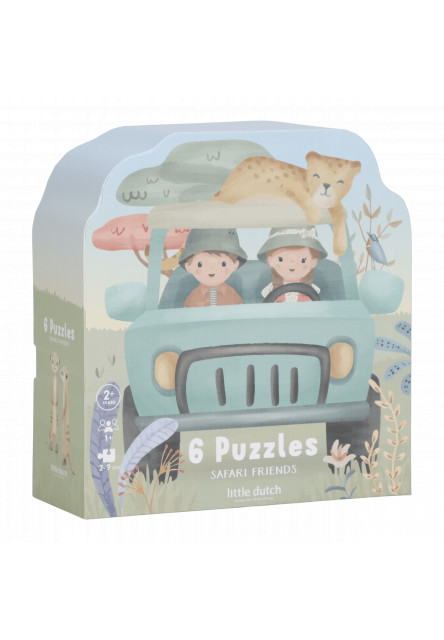 Puzzle 6v1 Safari Friends