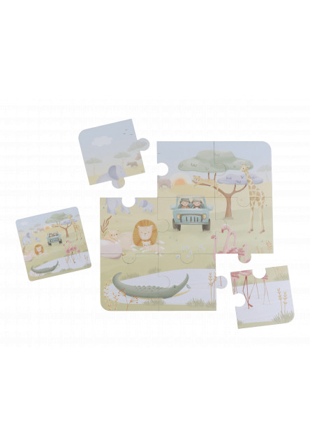 Puzzle 6v1 Safari Friends