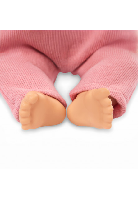 Bábika 35 cm v overale s čelenkou Lila