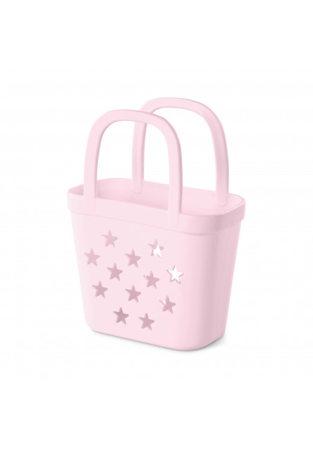 Bábiky plyšové do vane v košíku Pink