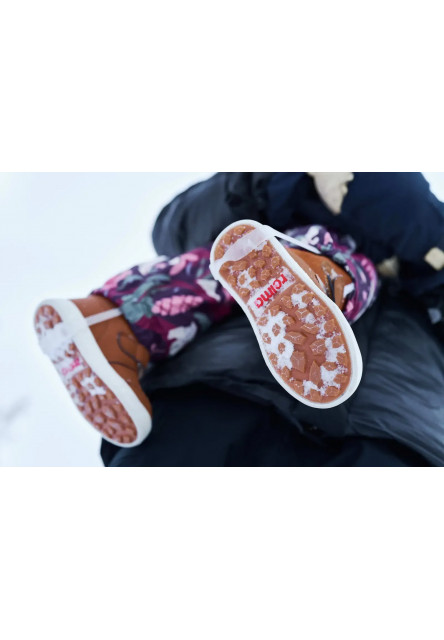 Detské zimné topánky s membránou Reima Pyrytys - Soft black
