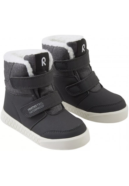 Detské zimné topánky s membránou Reima Pyrytys - Soft black