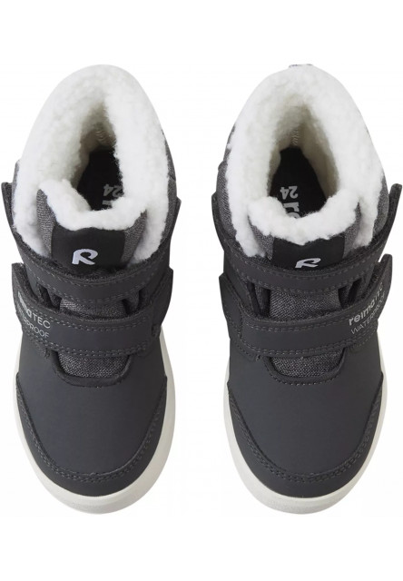 Detské zimné topánky s membránou Reima Pyrytys - Soft black