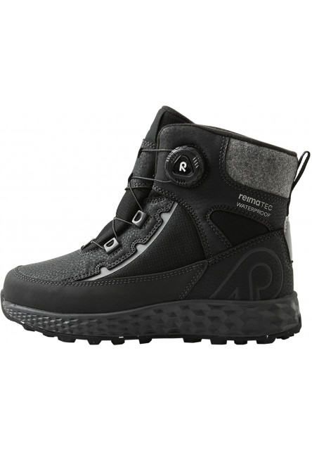 Detské topánky s membránou Reima Hallava Quicklock - Black
