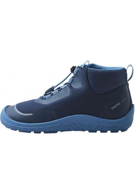 Detské barefoot topánky s membránou Reima Loikkii - Navy